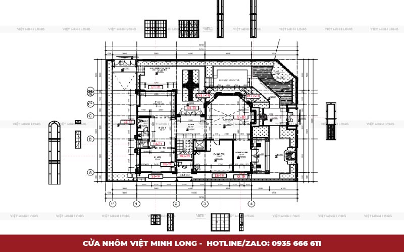 Biệt thự Cà Mau - nhôm Maxpro 83