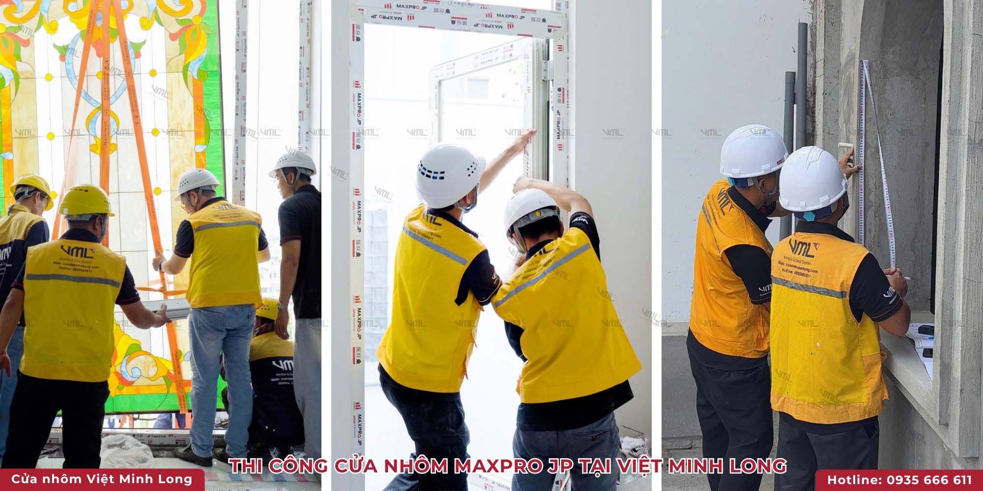 Cửa nhôm Maxpro JP - Cửa nhôm Việt Minh Long