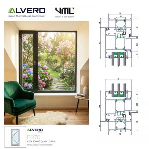 Nhôm ALVERO ER70 cầu cách nhiệt - Ảnh 3
