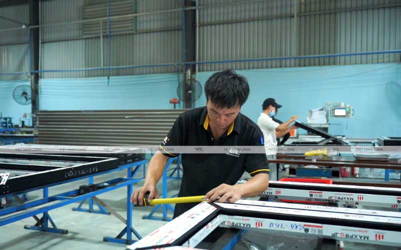 Cửa nhôm Maxpro hệ 55 - Cửa nhôm Việt Minh Long