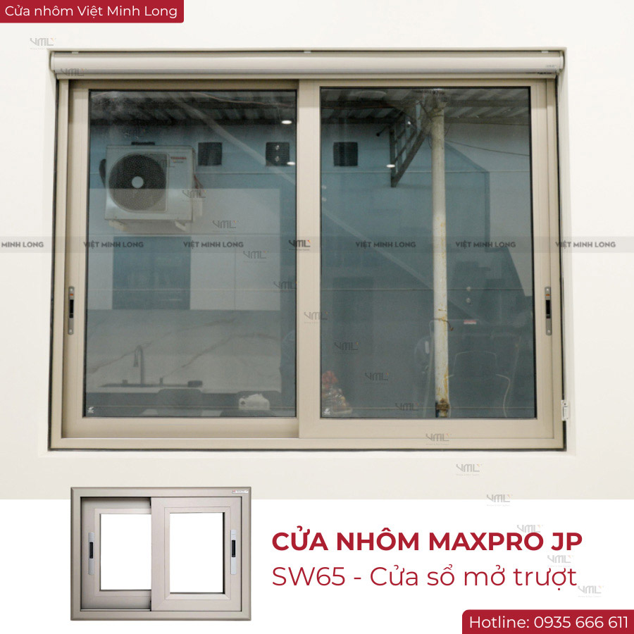Cửa nhôm Maxpro JP - Cửa nhôm Việt Minh Long