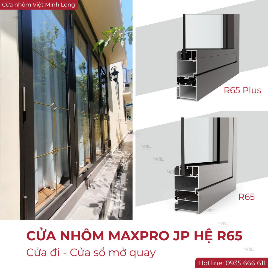 Cửa nhôm Maxpro JP - Cửa nhôm Việt Minh Long