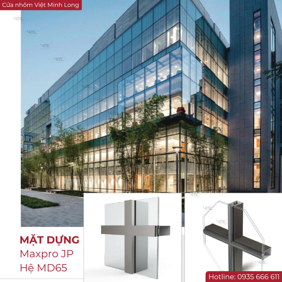 Cửa nhôm Maxpro JP - Cửa nhôm Việt Minh Long