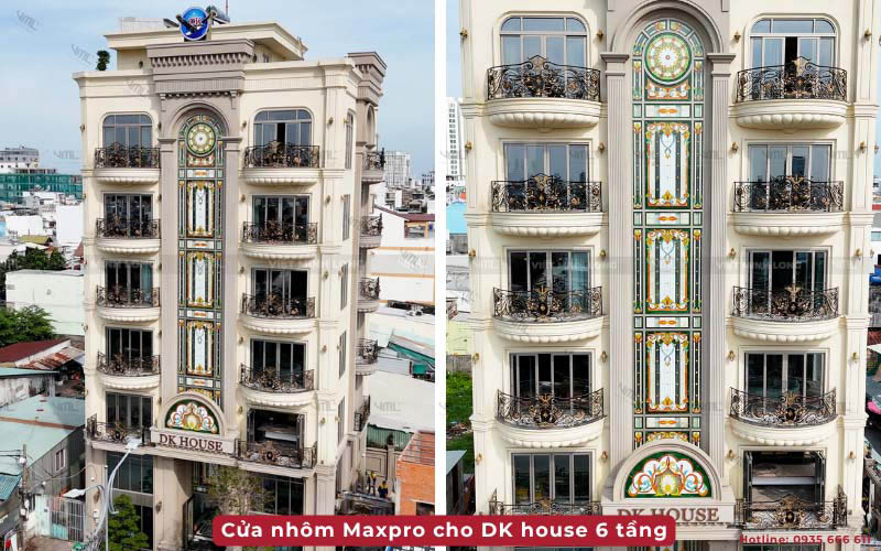 Mẫu cửa nhôm Maxpro - Cửa nhôm Việt Minh Long