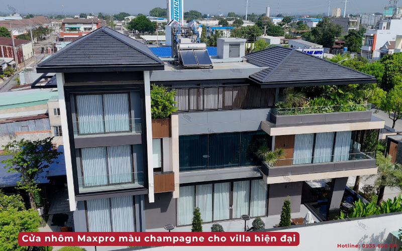 Mẫu cửa nhôm Maxpro - Cửa nhôm Việt Minh Long