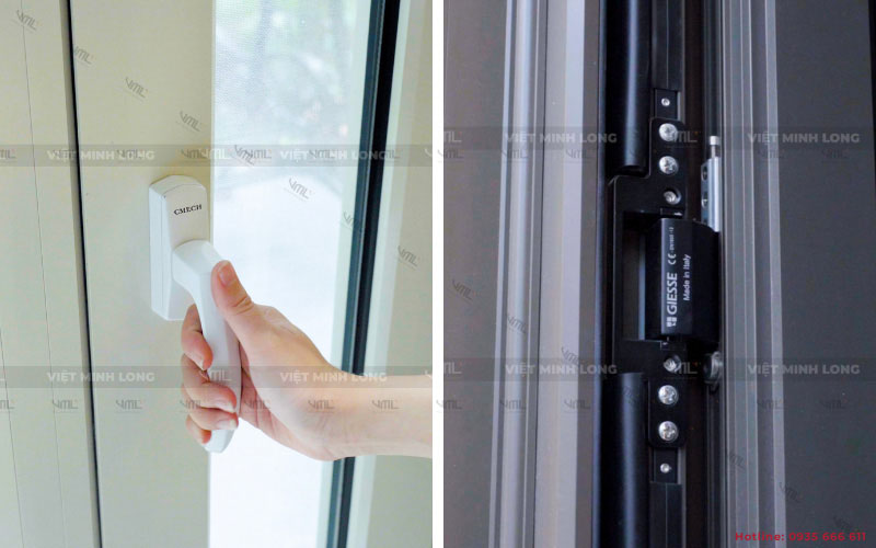 Mẫu cửa nhôm Maxpro - Cửa nhôm Việt Minh Long