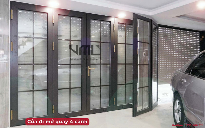 Mẫu cửa nhôm Maxpro - Cửa nhôm Việt Minh Long