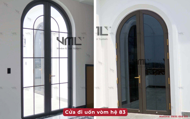 Mẫu cửa nhôm Maxpro - Cửa nhôm Việt Minh Long