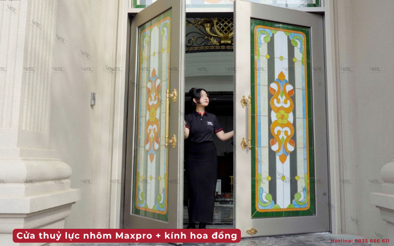 Mẫu cửa nhôm Maxpro - Cửa nhôm Việt Minh Long