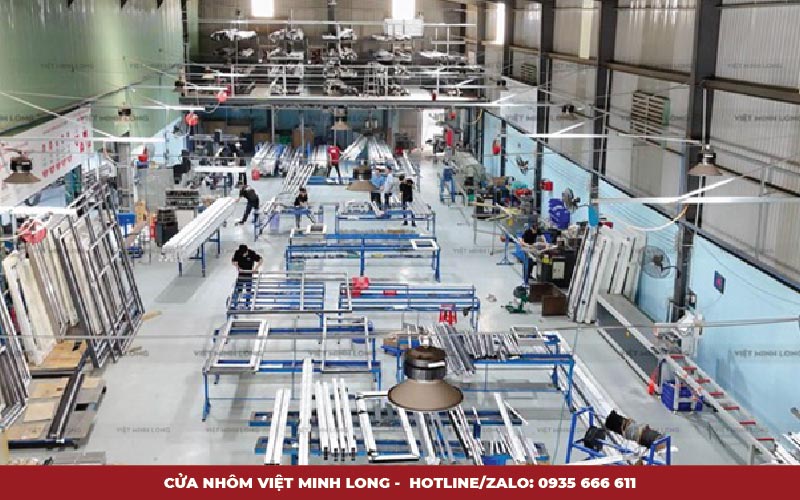 Biệt thự phố - Cửa nhôm Việt Minh Long