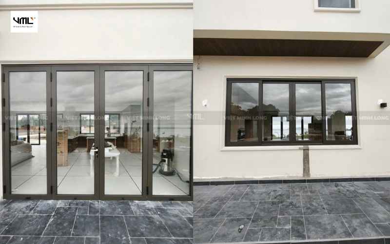 villa bên hồ đồng nai cửa nhôm cao cấp
